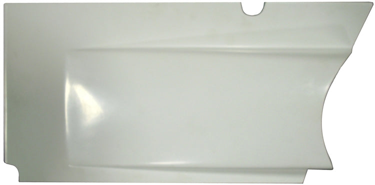 Sprint Car Upper Kick Panel (Horizontal Split Design). Fiberglass. Left.