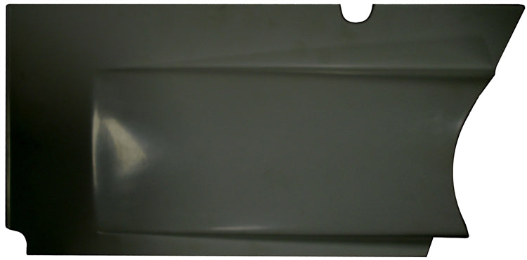 Sprint Car Upper Kick Panel (Horizontal Split Design). Fiberglass. Left. Black.