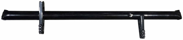 Sprint Car 50" X 2 1/2" Light Weight Front Axle. Adjustable Shock Bracket. Black.