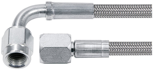 AllStar -4 Braided Stainless Lines.  Straight & 90� Ends.  24" - 26"