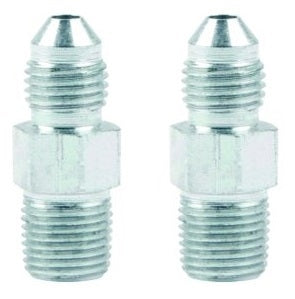 AllStar 1/8" NPT to -3 Fitting. Straight. Steel. 2 Pack.