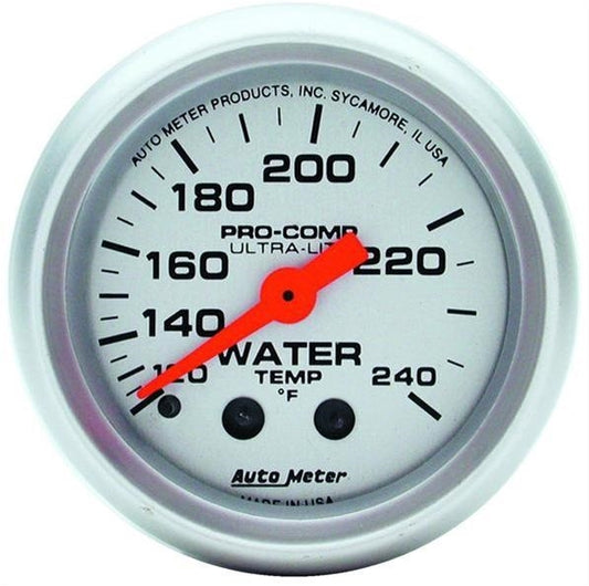 Auto Meter 4332 Ultra-Lite Water Temperature Gauge. 2-1/16.