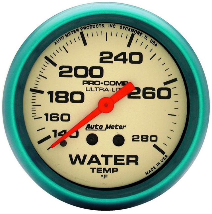 Auto Meter 4535 Ultra-Night Water Temp Gauge. 2-5/8.