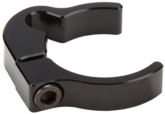 1 3/8" Billet Brake Line Clamp. Black.