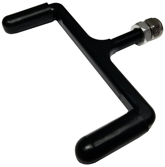 Billet Aluminum Radiator Fork. Black.