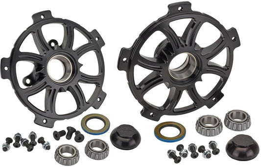 DMI Tetris Flyweight Front Hub Set (Left and Right).  Black.