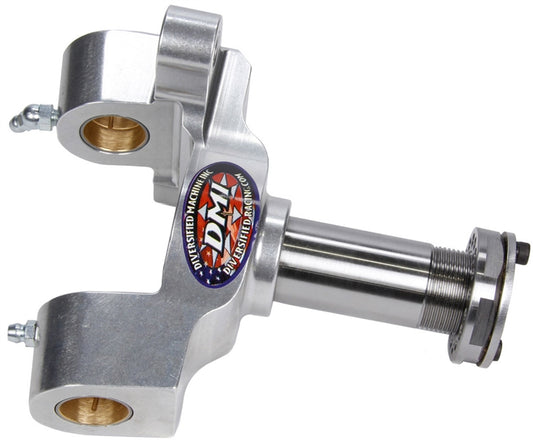 DMI Sprint Car Front Spindle.  Aluminum.  Straight Snout.  With Locknut Kit.