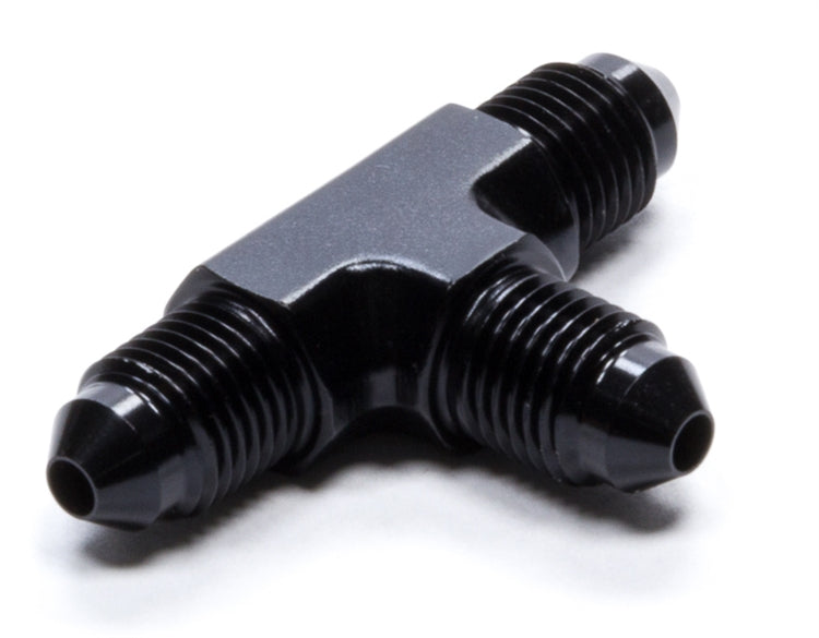 Aluminum Adapter Tee.   -3 Black Anodized.