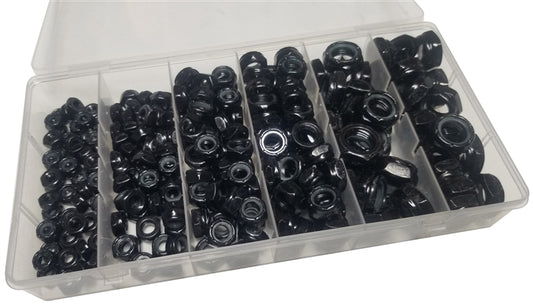 Black Nylock Half Nut Kit