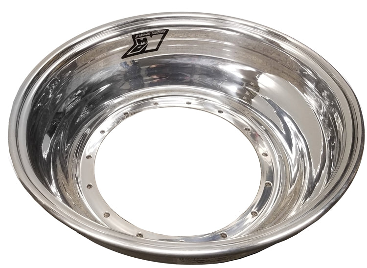 Keizer 15"x5" Polished Wheel Half