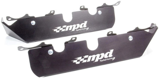 MPD Sprint Car Spark Plug Guards. Aluminum.  Black.