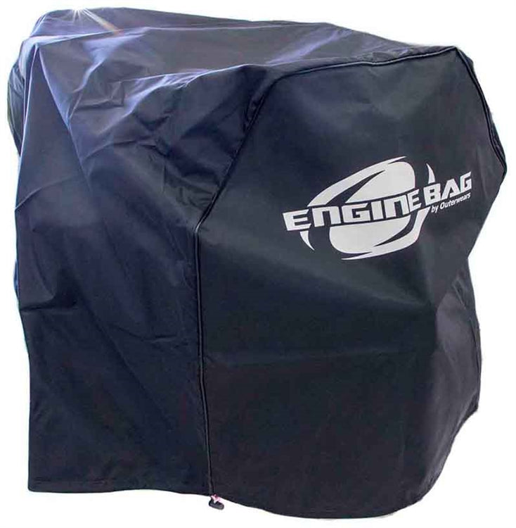 Outerwear Black Polyester Engine Storage Bag