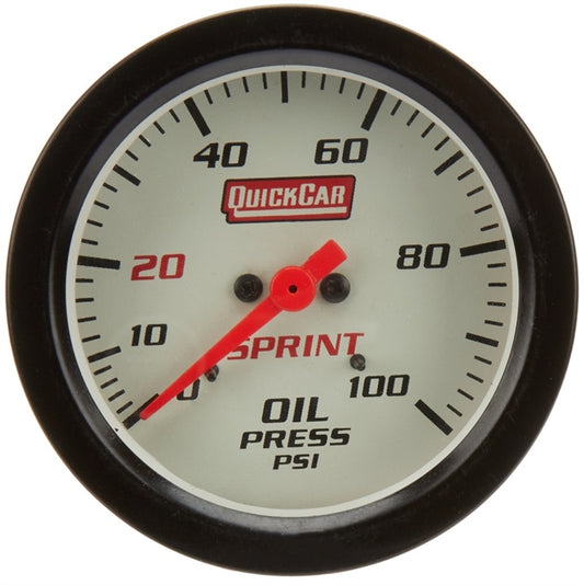QuickCar 2 5/8" Oil Pressure Gauge