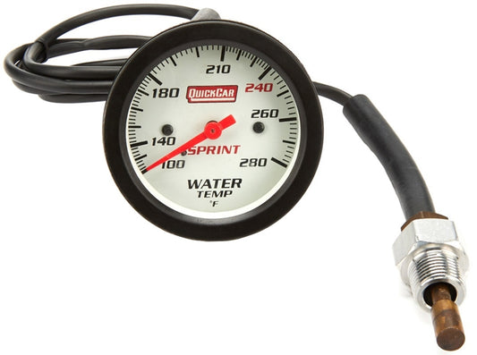 QuickCar 2 5/8" Water Temperature Gauge