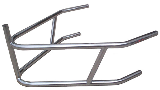 Sprint Car Rear Bumper With Post. 4130. Plated.