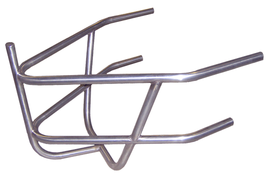 Sprint Car Rear Bumper With Basket. 4130. Plated.