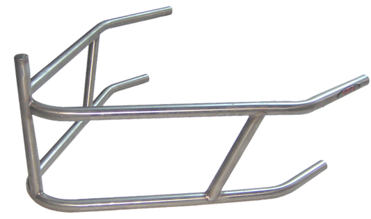 Sprint Car Rear Bumper With Post. Stainless Steel. Polished.