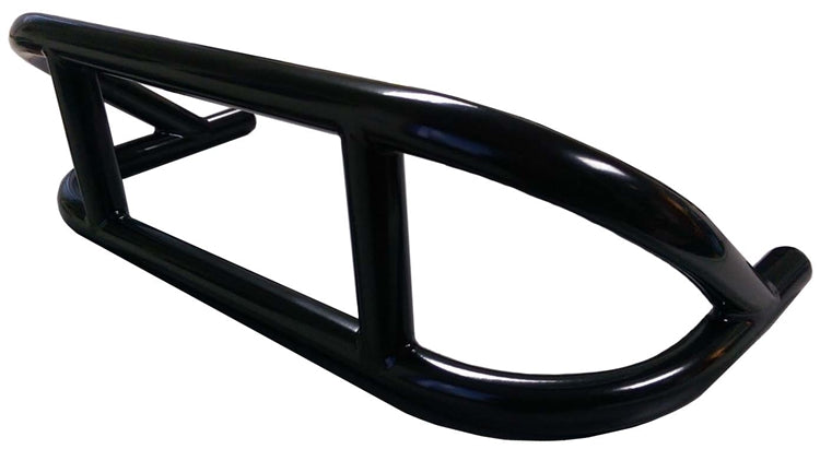 Sprint Car Front Bumper. Double height (stacked) with supports.  4130. Black.