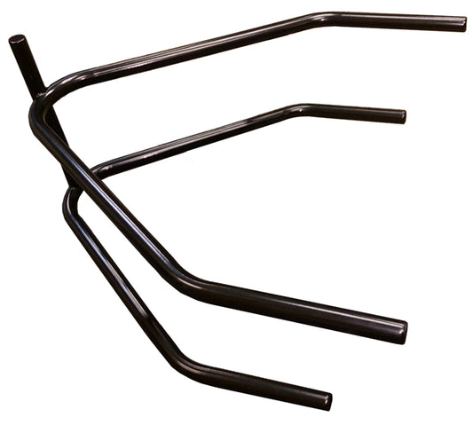 Sprint Car Rear Bumper With Post No Diagonal Brace.  4130.  Black.