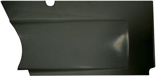 Sprint Car Upper Kick Panel (Horizontal Split Design).  Fiberglass.  Right.  Black.