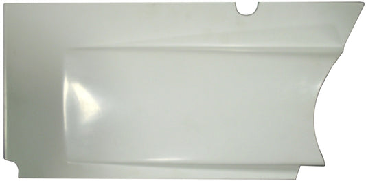 Sprint Car Upper Kick Panel (Horizontal Split Design).  Fiberglass. Left.