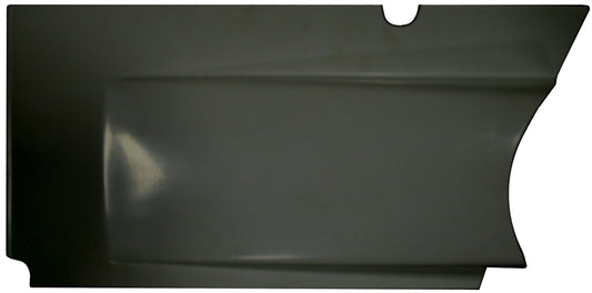 Sprint Car Upper Kick Panel (Horizontal Split Design).  Fiberglass.  Left.  Black.