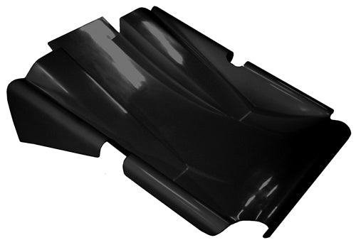 Sprint Car Dual Duct Nose. Black.