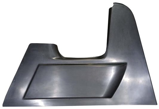 Sprint Car Full Enclosure Left Arm Guard.  Wedge Chassis.  Carbon Fiber.