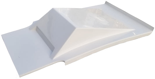 Sprint Car 5-Series Hood Center.  White.