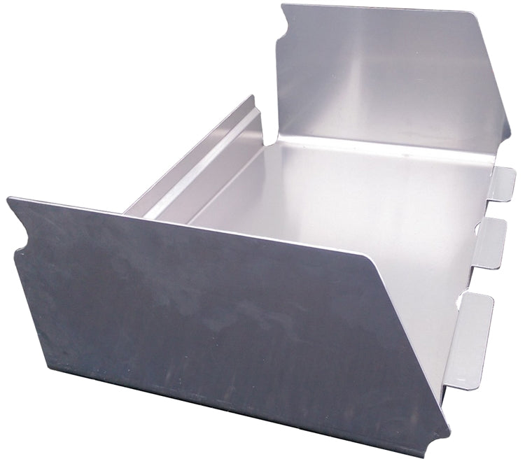 Quick Access Aluminum Extended Side Floor Pan. 15 1/2".