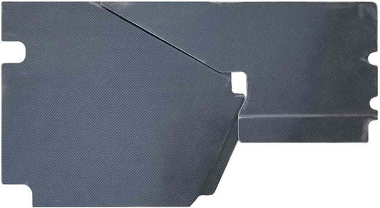 Sprint Car Carbon Fiber Quick Access Right Kick Panel (2 Piece). 90� RR Upright.