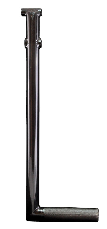 Sprint Car Brake Pedal. Raised Rail. 4130. Black.
