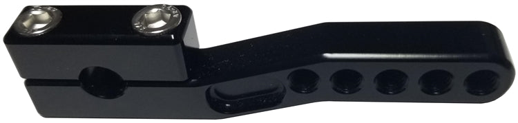 5/16" Billet Throttle Arm. Black. 5-Hole.