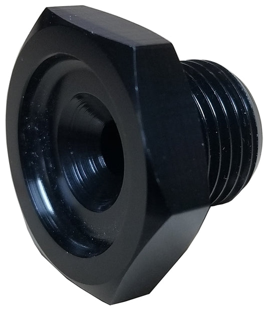 Sprint Car Ultralight Aluminum King Pin Cap. Black.