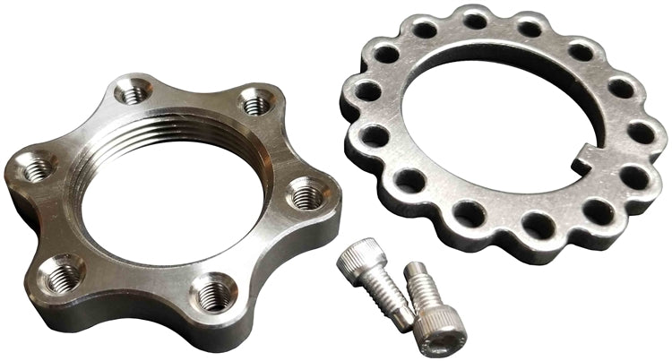 Spindle Locking Nut. Titanium.