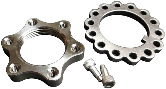 Spindle Locking Nut. Titanium.