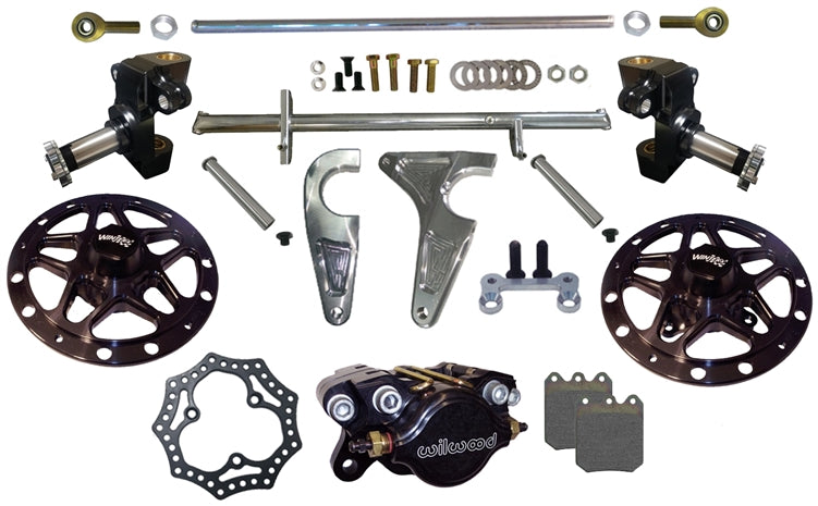 Sprint Car Complete Front Axle Assembly With Brake – JPA Racing