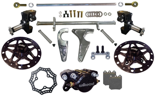Sprint Car Complete Front Axle Assembly With Brake