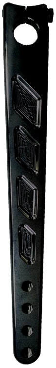 Pitman Arm.  Long.  Straight Broached.  Black.
