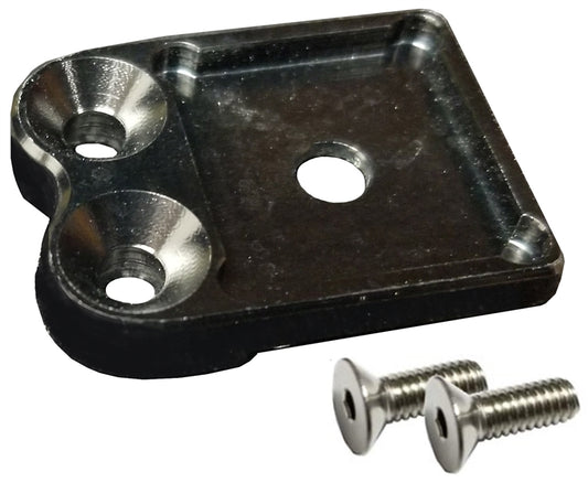 Top Steering Plate Fuel Shutoff Bracket (Waterman).  Black.
