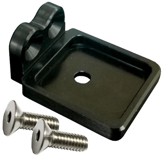 Top Steering Plate Fuel Shutoff Bracket (DMI).  Black.