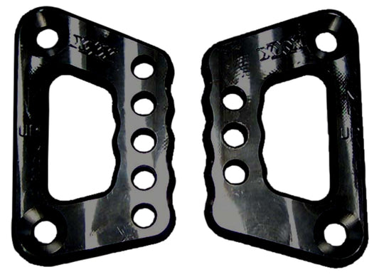 Sprint Car Long Radius Rod Brackets (Sold as pair). Black.