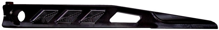 Sprint Car Right Front Torsion Arm.  10 Degree Angle Broach. Black.