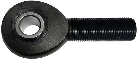 Rod End.  Steel.  Left Hand Thread. Black.