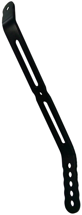 Sprint Car Nose Aluminum Wing Straps.  Shock Tower to Side Boards. Black.