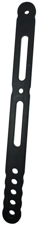 Sprint Car Aluminum Nose Wing Strap. Shock Tower to Center. Black.