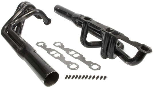 Schoenfeld Sprint Car Headers. 1 3/4" - 1 7/8" Straight Tube Standard Port.