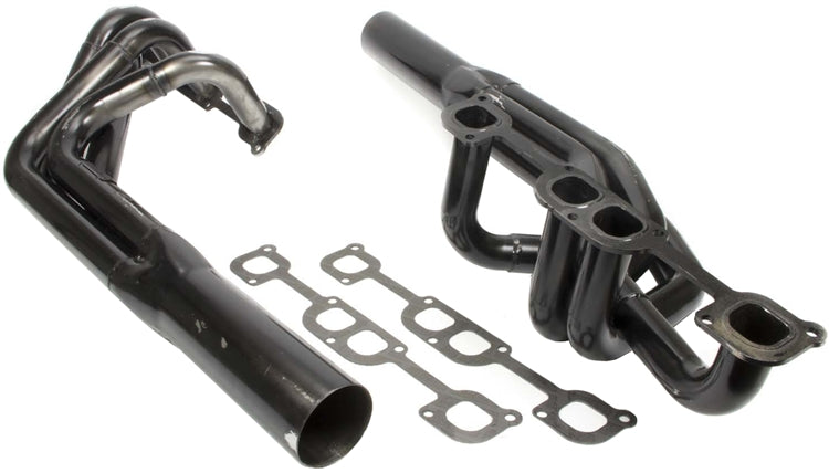 Schoenfeld Sprint Car Headers. 1 3/4" - 1 7/8" Straight Tube Spread Port.