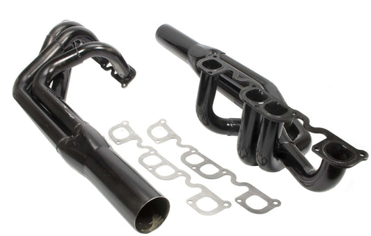 Schoenfeld Sprint Car Headers. 1 7/8" - 2" Straight Tube Spread Port.
