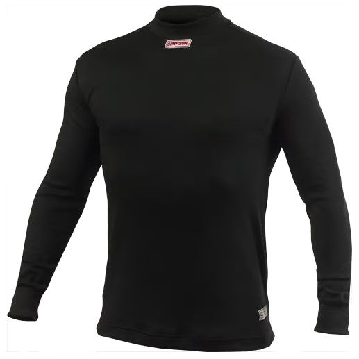 Simpson Carbon X Underwear Top.  Black.  Large.